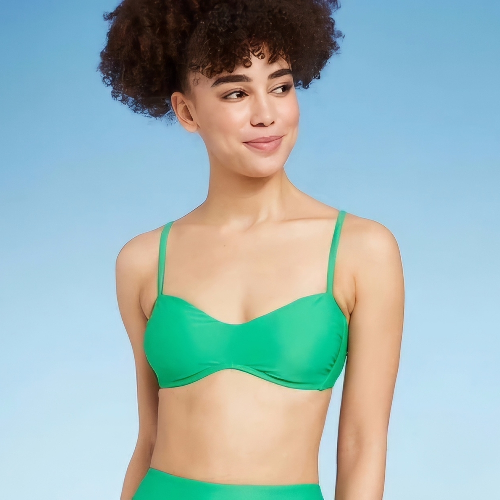 wild fable Green Bikini Top